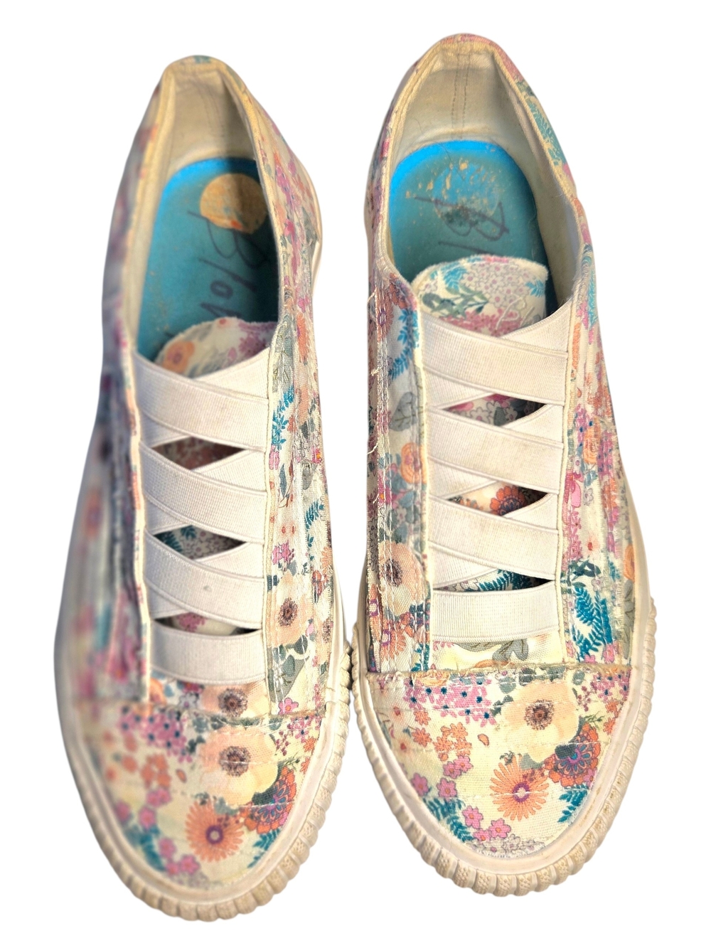 Blowfish Floral Canvas Slip-On Sneakers Size 9.5